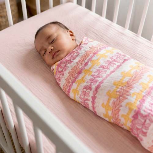 Lei Aloha Swaddle Blanket