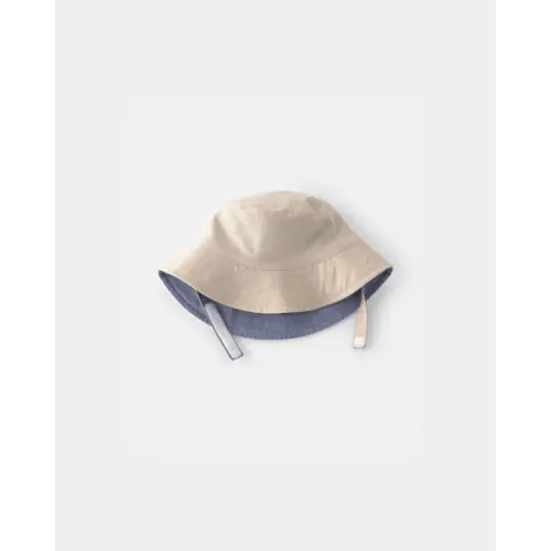 Baby Boy Reversible Hat - Khaki/Blue - OshKosh B'gosh | Carter's