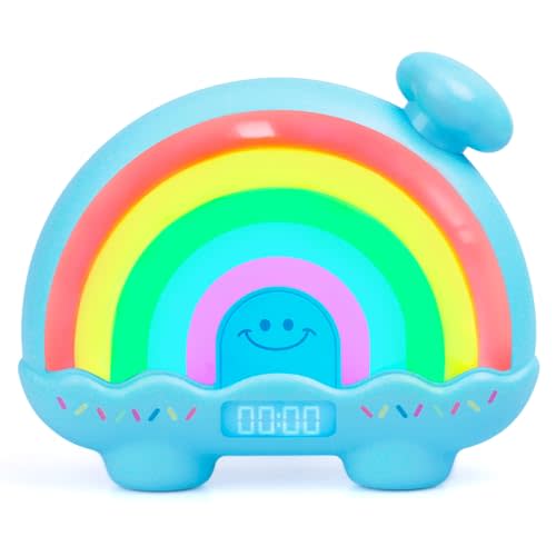 Timer Pal Rainbow Timer for Kids, Visual Timer for Kids with Night Light, Color-Changing Magnetic Visual Timer for Classroom/Calming Corner/Home (Blue)