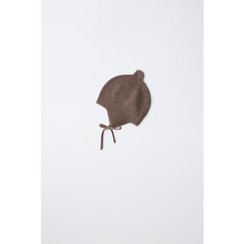 WOOL AND CASHMERE BONNET - Brown | ZARA United States