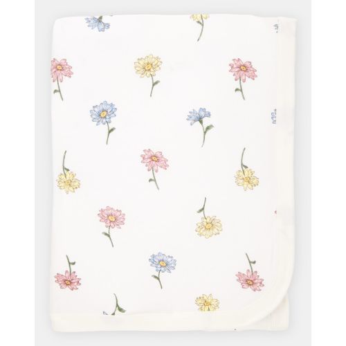 Baby Girl Floral PurelySoft Blanket - Ivory - Carter's | Carter's