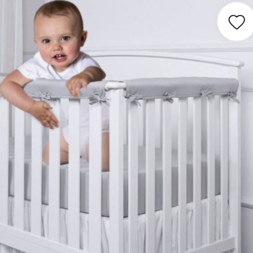 3Pcs Baby Bed Rail Easy Installation Guard Rail Cover Soft Edge Crib Bumpers Pads for Baby Infant Toddler