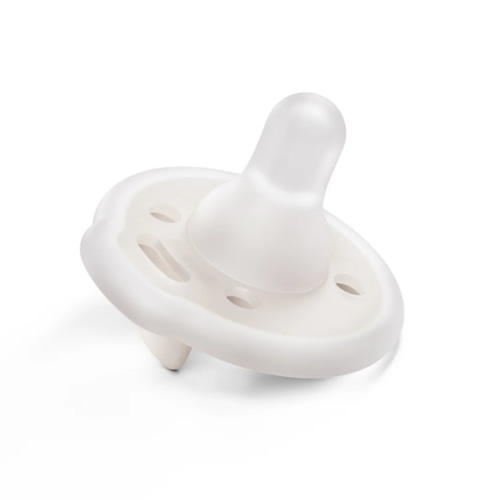 babypace breast-like pacifier 0-12 mo single - pearl | mōmi