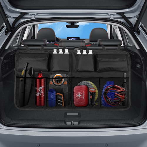 Kabuer Car Trunk Organizer with 8 Storage Bag for SUV, Truck, Van, Space-Saving for Car Organization
