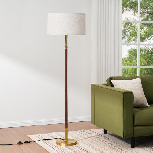 Mercer41 61.8" Dimmable Standard Floor Lamp With Remote and Bulb Included & Reviews | Wayfair