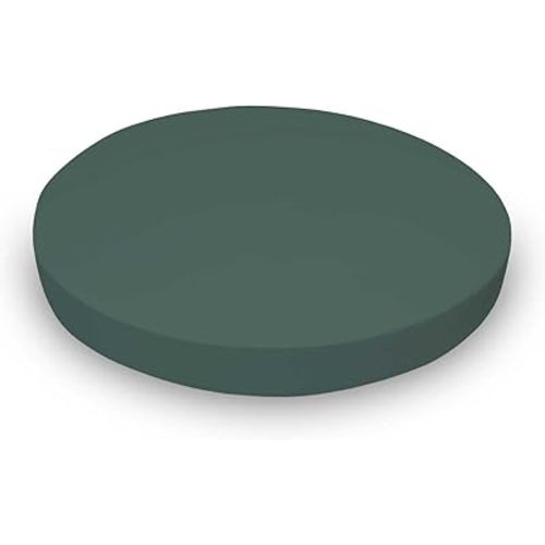 SheetWorld Baby Fitted Oval Crib Sheet Fits Stokke Mini, 100% Cotton Woven Sheet, Unisex Boy Girl, 23 x 29 inches, Hunter Green Woven, Made in USA