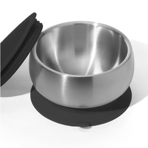 Avanchy | Stainless Steel Baby Bowls - BLW Suction Infant Feeding Bowl