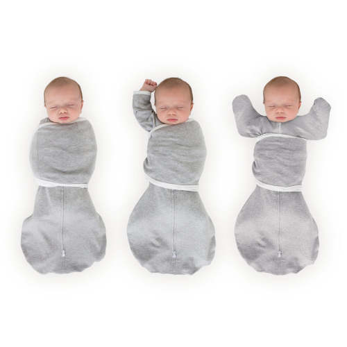 Organic Omni Swaddle Sack with Wrap - Arms Up Sleeves & Mitten Cuffs, – SwaddleDesigns