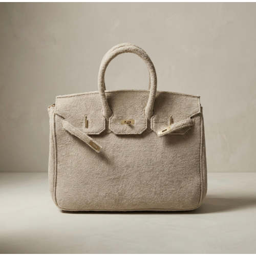 The Towelling Tote Bag Beige