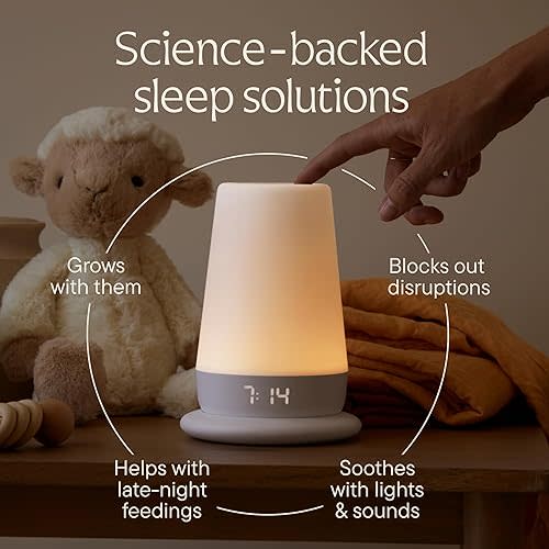 Hatch Rest Baby Sound Machine, Night Light | 2nd Gen | Registry Essential, Sleep Trainer, Routine Builder, Time-to-Rise Alarm Clock, White Noise Soother, Nursery Stories, Toddler Kids Bedroom (Wi-Fi)