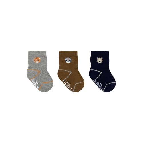 Wild Critters 3-Pack Baby Socks Neutral – Robeez