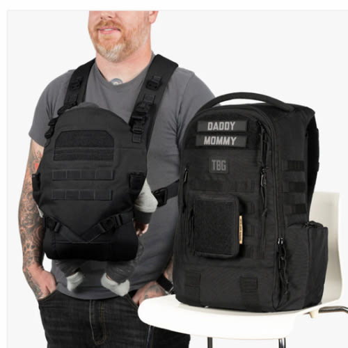 Daypack Diaper Bag & Baby Carrier Bundle - Durable, Versatile Gear – Tactical Baby Gear