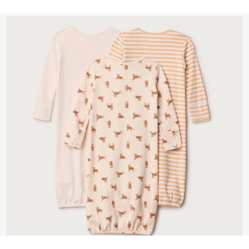 Amazon Essentials Unisex-Baby Long Sleeve Sleeper Cotton Gown