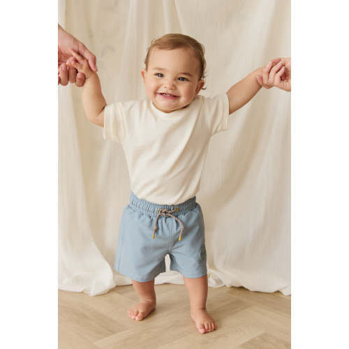 Pima Cotton Eddie Tee - Cloud – Jamie Kay USA