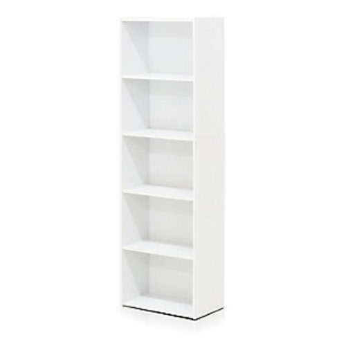 Luder 5-Tier Reversible Color Open Shelf Bookcase