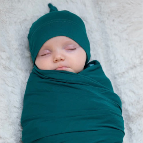 Baby Swaddle Set: Deep Teal – Lila