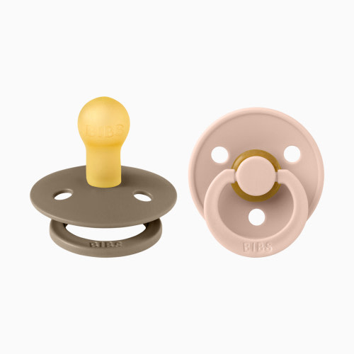 Natural Rubber Pacifier (2 Pack) - Blush / Dark Oak