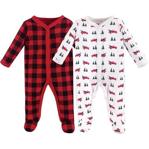 Hudson Baby Unisex Baby Cotton Sleep and Play