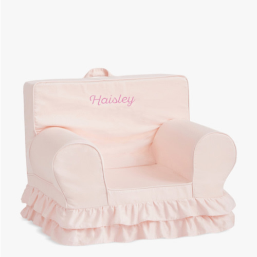 Anywhere Chair®, Dusty Blush Ruffle Slipcover Only