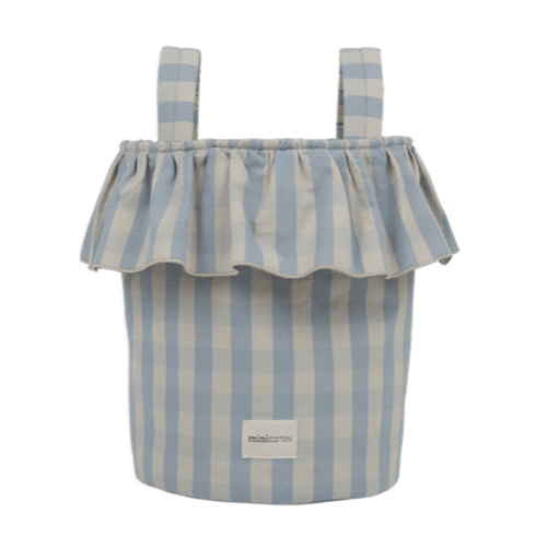 Stroller bag - Blue + Sand · Minicoton