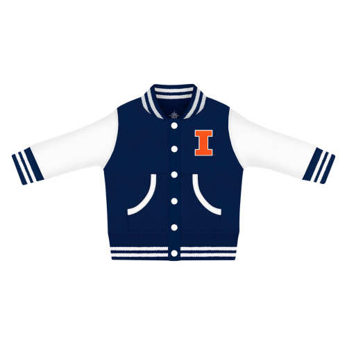 Illinois Fighting Illini Varsity Jacket | College Baby