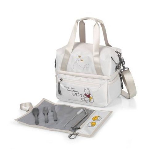 Oniva Winnie the Pooh Tarana Lunch Bag Cooler with Utensils - Gray