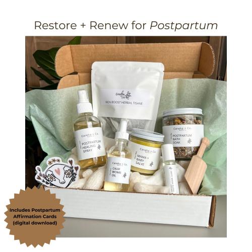 Postpartum Wellness Bundle – Bath Soak, Healing Spray, Herbal Tisane (Digital Download)