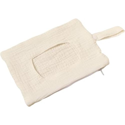 Baby Wipe Holder Portable Wipe Dispenser Strollers Storage Bag Container Double Layer Travel Carry Case for Diapers