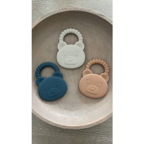 Silicone Teddy Bear Baby Teether Toy