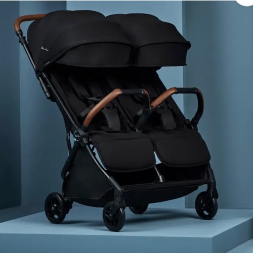 Silver Cross Jet Double Stroller - Black – Bambi Baby