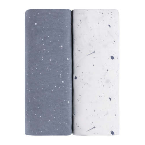 Blue Celestial Crib Sheet Set in OEKO-TEX® certified cotton – Ely's & Co.