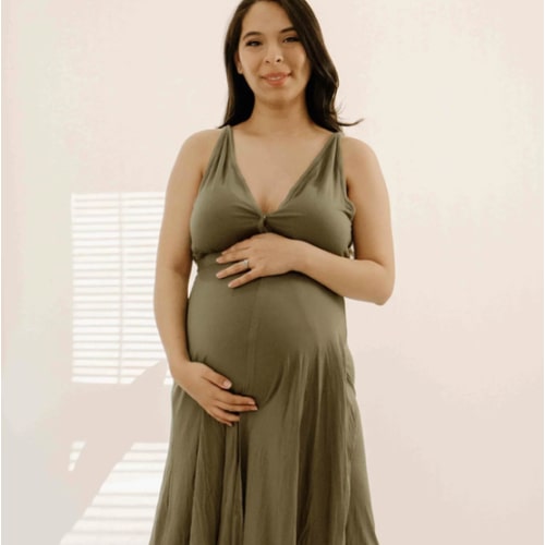 Juliet Labor & Postpartum Gown in Sage-Limited Time – Lila