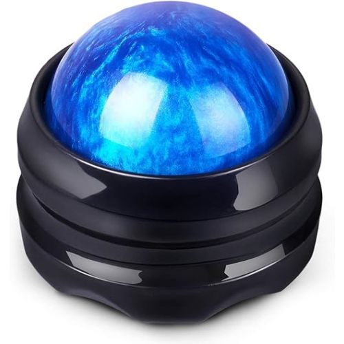 Solacium Manual Massage Roller Ball - Massager and Therapy Tool for Sore Muscles, Shoulders, Arms, Neck, Back, Feet, Body, Deep Tissue, Stiffness, Joint Pain, Stress Relief