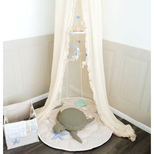 Cove Knitted Stuffed Turtle Plush Toy | Crane Baby