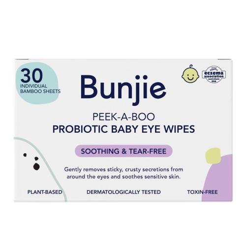 Bunjie | Probiotic Baby Eye Wipes | 30 Pack