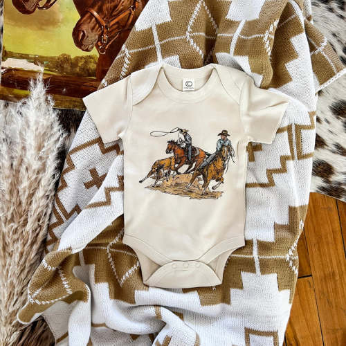 Cody Team Ropers Onesie (little kid)natural) – theFRINGEDpineapple