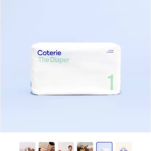 Coterie Diapers | Pricing, Cost, Reviews | Coterie