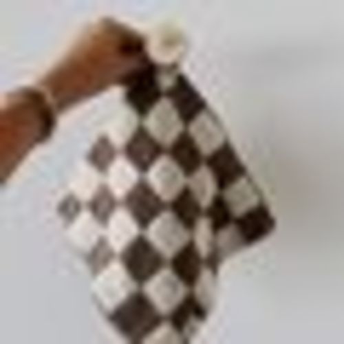 Lovey | Mushroom Checkerboard