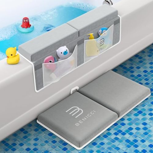 Benicci Bath Kneeler and Elbow Rest Pad Set, Kneeling Mat for Baby Bathing