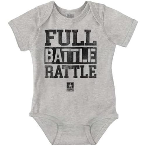 Brisco Brands US Army Casual Military PT Style Baby Romper Boys or Girls