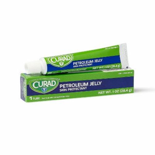 Curad Petroleum Jelly Tube for Skin Protection and Moisturizing Care, 1 oz