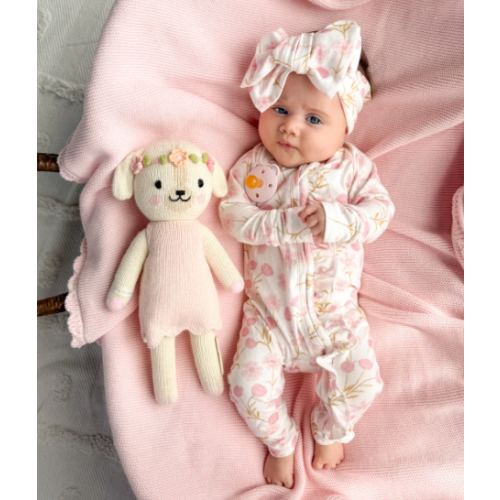 Frill Zip Romper | Ocean Floral – Little and Fern
