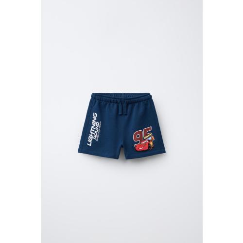 CARS LIGHTNING MCQUEEN © DISNEY PLUSH SHORTS - Navy blue | ZARA United States