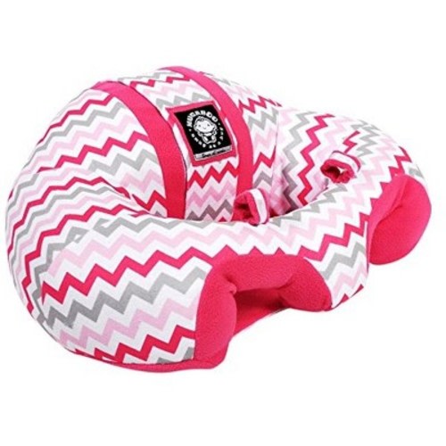 The Original Hugaboo HUG4192 Infant Sitting Chair, Pink Chevron