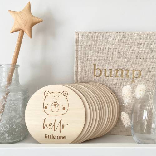 Baby Milestone Discs | Milestone discs, Baby milestone, Wooden milestone discs, Baby shower gift, Animal milestones, Milestone cards
