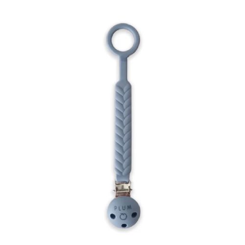 Plum Soother Connector Steel Blue