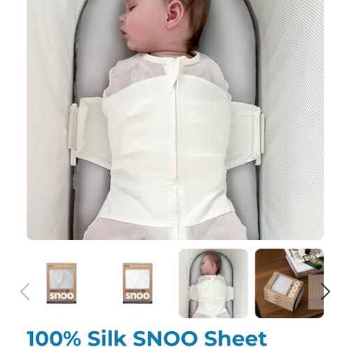 100% Silk SNOO Sheet