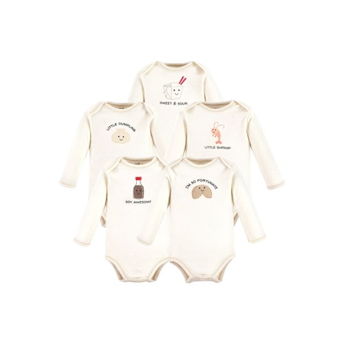 Organic Cotton Long-Sleeve Bodysuits
