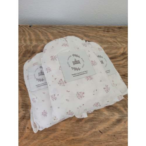 Evie Floral Muslin Crib Sheet
