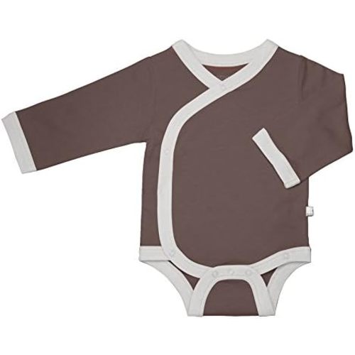 Babysoy Organic Long Sleeve Kimono Bodysuit